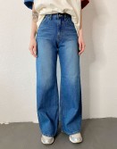 Washed Flare Jeans #250314